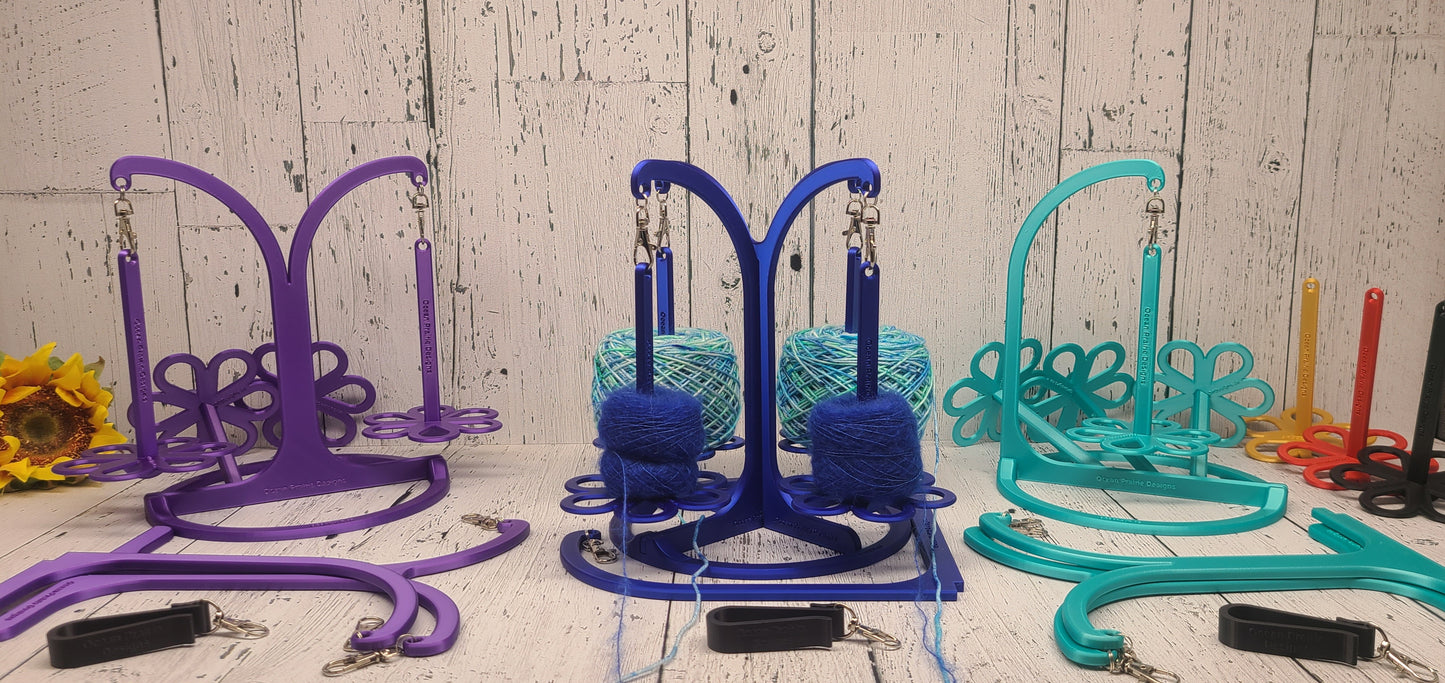4 - Yarn Minder Stand - 4 yarn cake holder